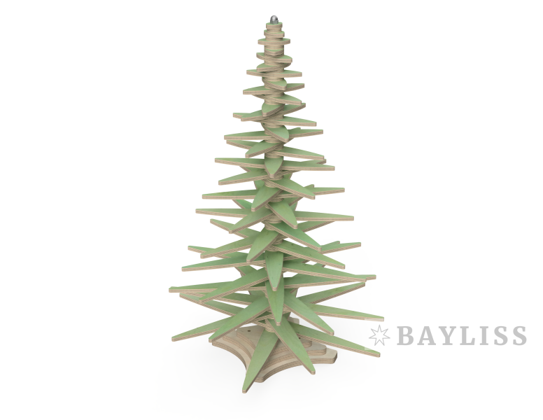 картинка Деревянная новогодняя елка от магазина BAYLISS
