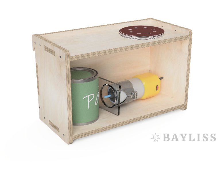 картинка Полка куб "ФанераКрафт-44" от магазина BAYLISS